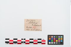 Etiketten zu Bronzedrahtschleife (NHMW-PRAE-024794)